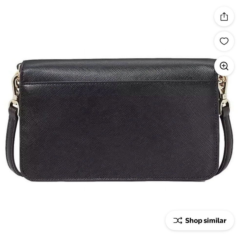 Kate Spade Black Crossbody with Gold Chain - Picture 5 of 5